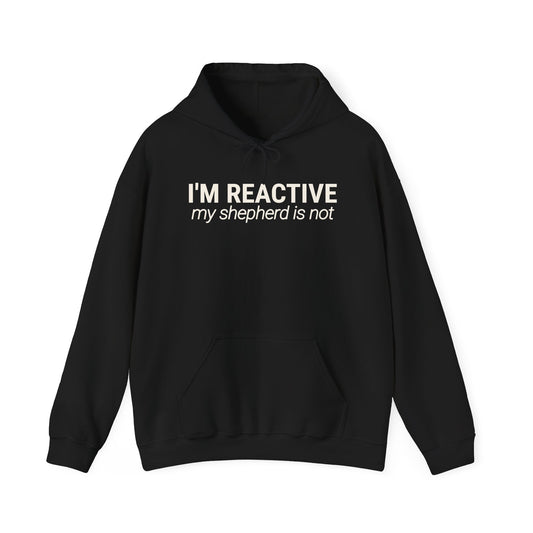 I'm Reactive My Shepherd Is Not - Hoodie