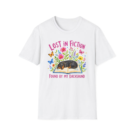 Lost In Fiction, Dachshund - T-Shirt