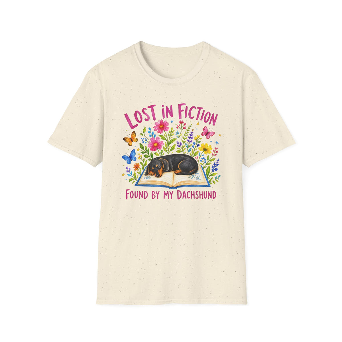 Lost In Fiction, Dachshund - T-Shirt