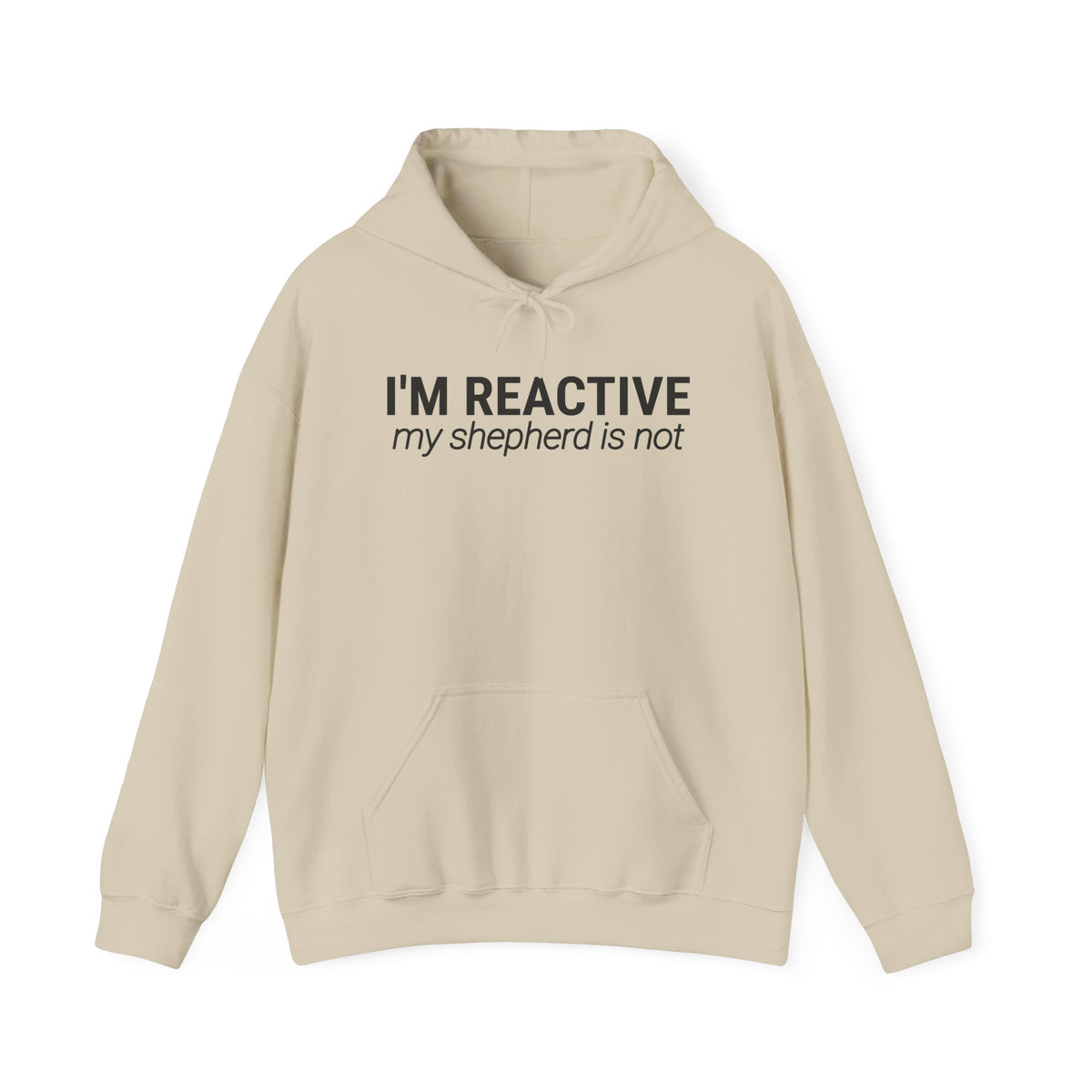 I'm Reactive My Shepherd Is Not - Hoodie